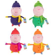 Peppa malac téli ruhában 50 cm plüssfigura