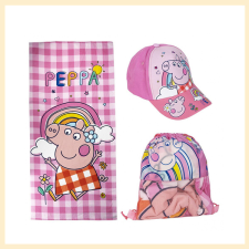  Peppa malac törölköző és baseball sapka táskában ZT2200010144 lakástextília