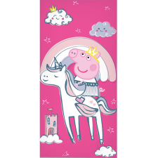 Peppa malac Unicorn fürdőlepedő, strand törölköző 70x140cm lakástextília