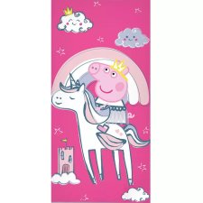 Peppa malac Unicorn fürdőlepedő, strand törölköző 70x140cm lakástextília