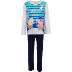 Peppa Pig Hosszú pizsama gyerekeknek Peppa Pig, fehér/kék, 4 év - 104 CM
