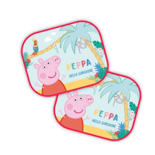 Peppa Pig Seven Polska árnyékoló 2 db-os 44x35cm Peppa pig autós napvédő