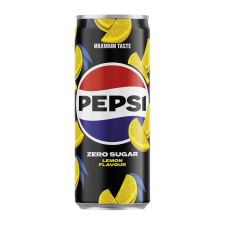 Pepsi Cola Zero Lemon energiamentes szénsavas üdítőital 330ml üdítő, ásványviz, gyümölcslé