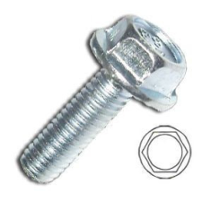  Peremes hatlapfejű csavar, bordázott DIN 6921 M12x40 8.8 Vz. barkácsolás, csiszolás, rögzítés