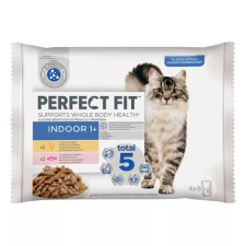Perfect Fit alutasak indoor csirke&lazac&zöldség 4x85gr macskaeledel