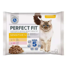 Perfect Fit alutasak sensitive csirke&lazac 4x85gr macskaeledel