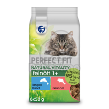 Perfect Fit Natural Vitality nedvestáp - lazac, óceáni hal 6 x 50 g macskaeledel