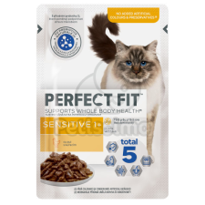 Perfect Fit Sensitive 1+ alutasakos macskaeledel - csirke 12 x 85 g macskaeledel