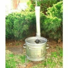 Perfect home 10446 Inox parti üstház 31cm + kémény + könyök party kellék