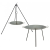 Perfect home 12933 Vas grill tárcsa - boronatárcsa kétfunkciós 60cm