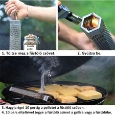 Perfect home Füstölő cső kerti sütés és főzés