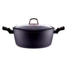 Perfect home Golden Line tapadásmentes alumínium lábas üvegfedővel 28cm, 6,1L, indukciós 10439 edény