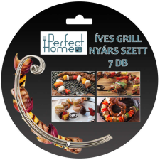 Perfect home Grillnyárs szett, íves 7 db-os kerti sütés és főzés