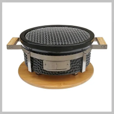 Perfect home Hibachi Grillező 15"/34 cm kerek fekete 16705 grillsütő