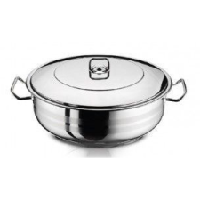 Perfect home Inox szeletsütő lábas fedővel 38*15 cm 16,5 edény
