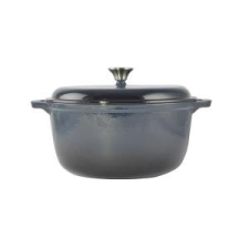 Perfect home Lábas 30 cm 7 literes zománcozott öntöttvas acélkék 12402 edény