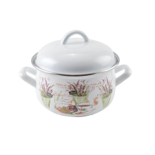 Perfect home Levendula Zománcozott lábas 1,8 liter 16 cm+fedő edény