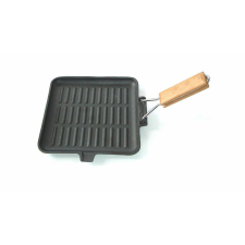 Perfect home Öntöttvas grillserpenyő összecsukható nyéllel 24*24cm edény