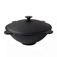 Perfect home Öntöttvas wok, fedővel, 51,5x26 cm, Perfect Home edény