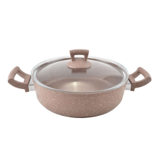 Perfect home Piros Zománcozott Fazék fedővel 26 cm edény