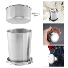 Perfect home Pohár összecsukható, rozsdamentes 150ml bögrék, csészék