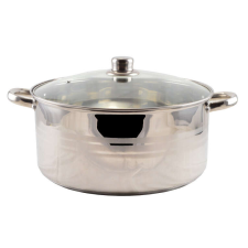 Perfect home Rozsdamentes lábas 32 cm + üvegfedő 10,5 literes edény