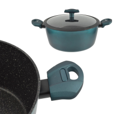 Perfect Home Sea Line tapadásmentes alumínium lábas üvegfedővel 24cm, 4L, indukciós 15250 edény
