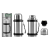 Perfect home Turista Termosz rozsdamentes 500 ml