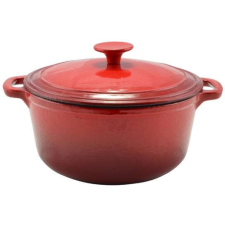 Perfect home Zománcozott lábas 26 cm piros 5,2L edény