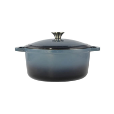 Perfect home Zománcozott öntöttvas lábas 26 cm, 5,2 literes Acélkék edény