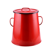 Perfect home Zsírosbödön zománcozott felülettel 20L 25,5cm piros edény