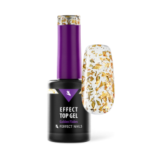 Perfect Nails Flakes Effect Fényzselé - Gold Flakes műköröm zselé