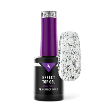 Perfect Nails Flakes Effect Fényzselé - Silver Flakes lakk zselé