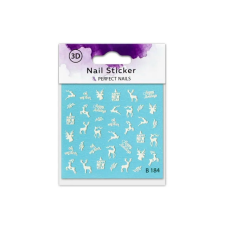 Perfect Nails Körömmatrica - 3D Happy Holidays körömdíszítő
