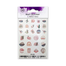 Perfect Nails Körömmatrica - 3D Pale Design körömdíszítő