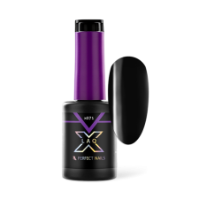 Perfect Nails LacGel LaQ X Gél Lakk 8ml - Black X071 lakk zselé