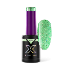 Perfect Nails LacGel LaQ X Gél Lakk 8ml - Green X070 - Sparkle lakk zselé