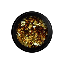  Perfect Nails Metal Chrome Flakes - Körömdíszítő pehely - Arany (Sugar Daddy) körömdíszítő