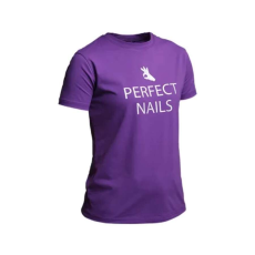  Perfect Nails - Metál Logós Lila Póló L