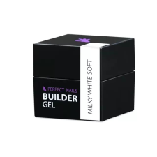 Perfect Nails Milky White Soft Builder Gel - Műkörömépítő  Zselé 15gr műköröm zselé