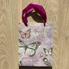 Perfecto Anyák napja lila ajándék táska (23x18x10cm) ajándéktasak