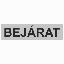 Perfekto Piktogram Bejárat információs címke