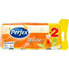 Perfex Perfex barack illatú WC papír hófehér - 3 rétegű 10 tekercses higiéniai papíráru