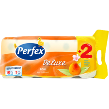 Perfex Perfex barack illatú WC papír hófehér - 3 rétegű 10 tekercses (Karton - 8 csg) higiéniai papíráru