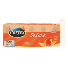 Perfex Toalettpapír PERFEX Deluxe 3 rétegű 10 tekercses barack higiéniai papíráru