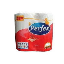 Perfex wc papír 4 tekercses 3 rétegű higiéniai papíráru