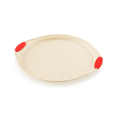  Perforált pizzasütő tepsi, tapadásmentes bevonattal 30 cm edény
