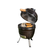 Perla 2in1 Kamado kerámia grill és smoker hőmérővel, szellőztetővel Ø 27 cm grillsütő