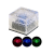 Perla Napelemes RGB LED térkő szürkületérzékelővel, 7x5,4x7 cm IP44