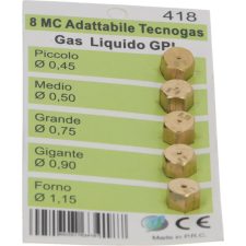  PERMETEZŐFEJ TECNOGAS 8MC LPG kisháztartási gépek kiegészítői